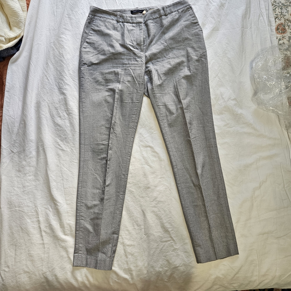 Tommy Hilfiger Gray Dress Pants Sleek Flat Front